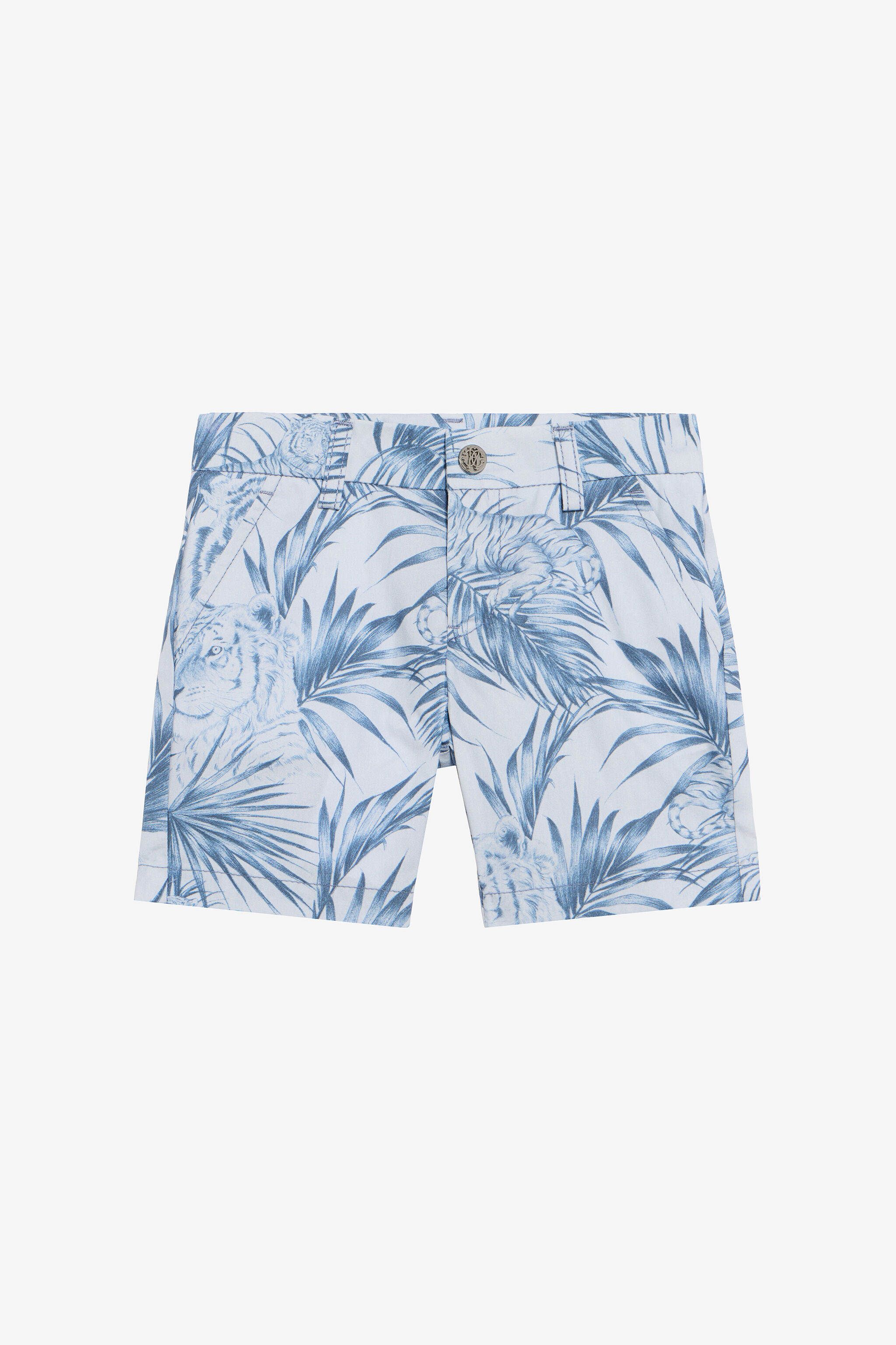 JU Bermuda Mit Jungle-Print LIGHT BLUE TJT247-7MN36