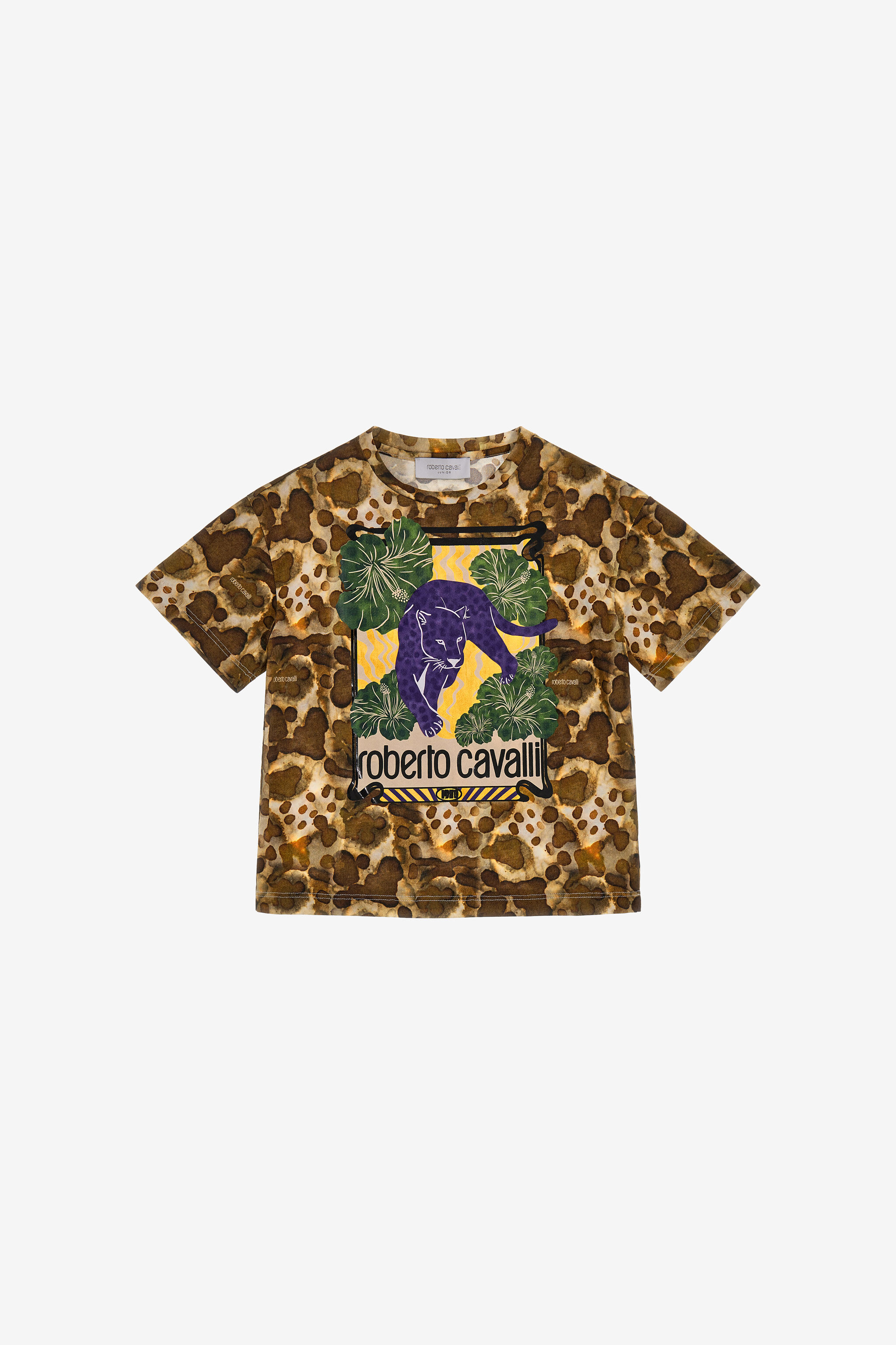 JU Printed t-shirt Marron clair SJT613-JFI76