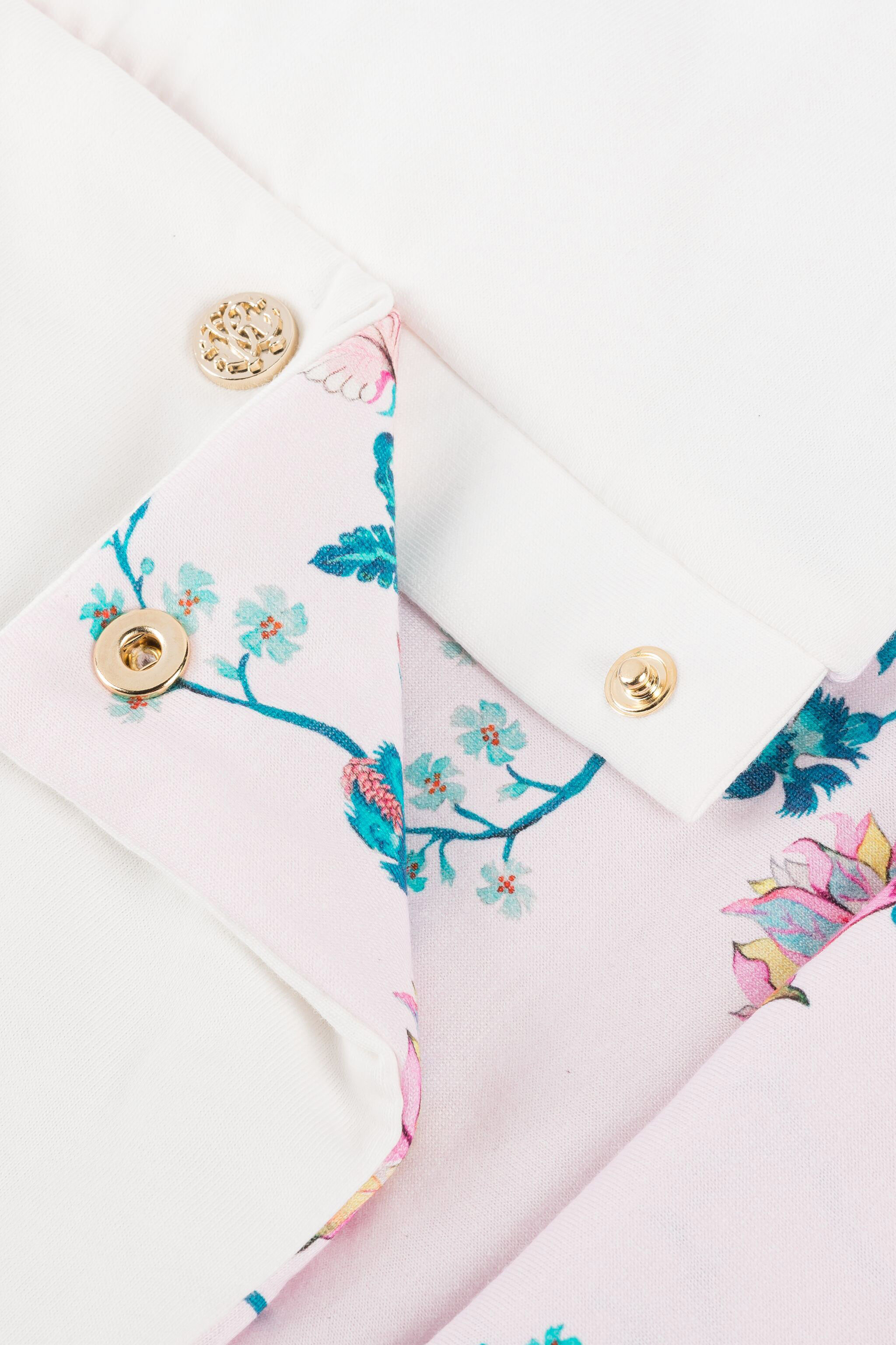 JU Floral-Print Baby Nest Pink RJT834-JD001