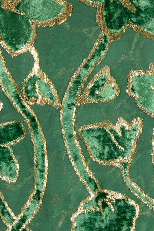 RC See-Through Robe with Floral Motif RC See-Through Robe with Floral Motif VERDE/ORO VKT502-FC007