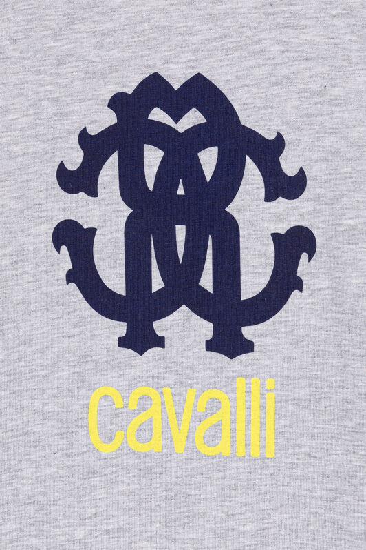 JU Logo-print sweatshirt Gray QJT952-CF050