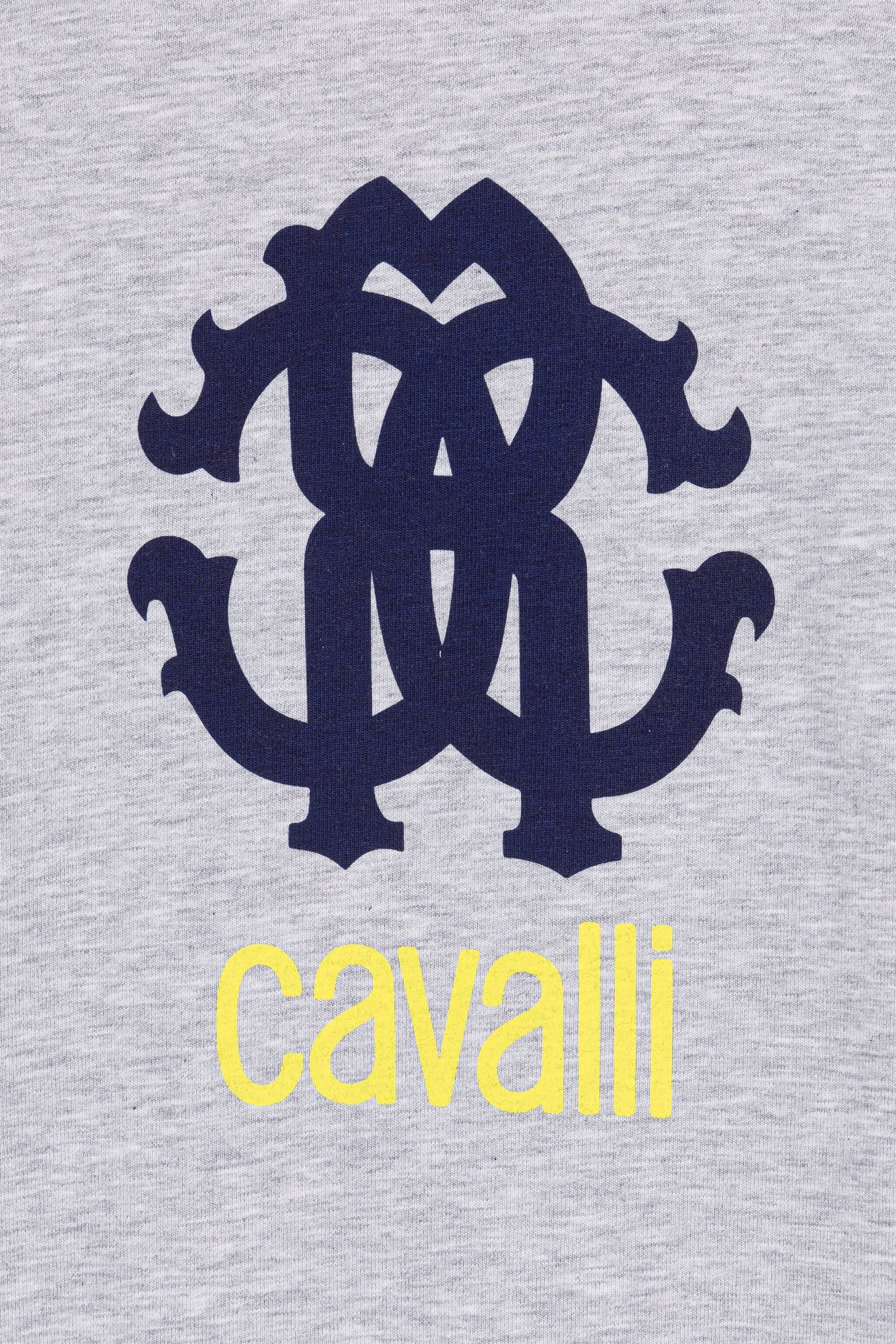 JU Logo-print sweatshirt Gray QJT952-CF050