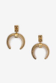 RC Gold Horn Earrings GOLD/BUTTER XQG004-AM041