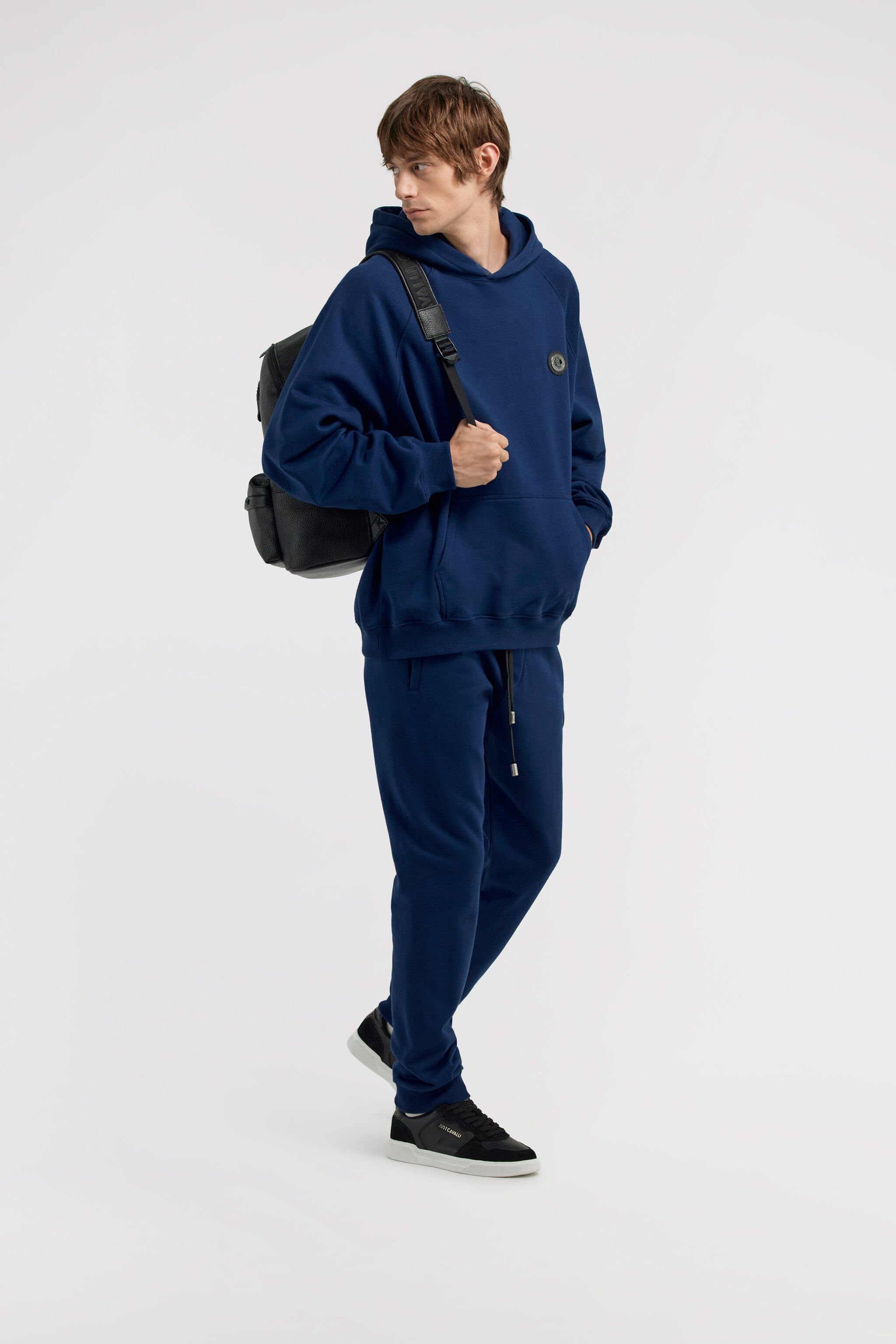 JC Just Cavalli Sweatshirt Dark blue TFT049-TF066