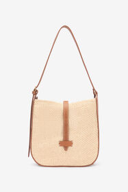 ${brand} Bolso de Hombro Mediano Trenzado Beige ${colorDescription} ${masterID}