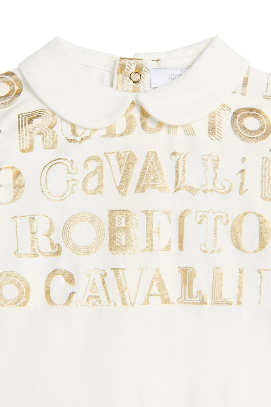 JU Cavalli Mania-Print Romper Set JU Cavalli Mania-Print Romper Set MILKY WHITE/GOLD MJT80G-JMA94