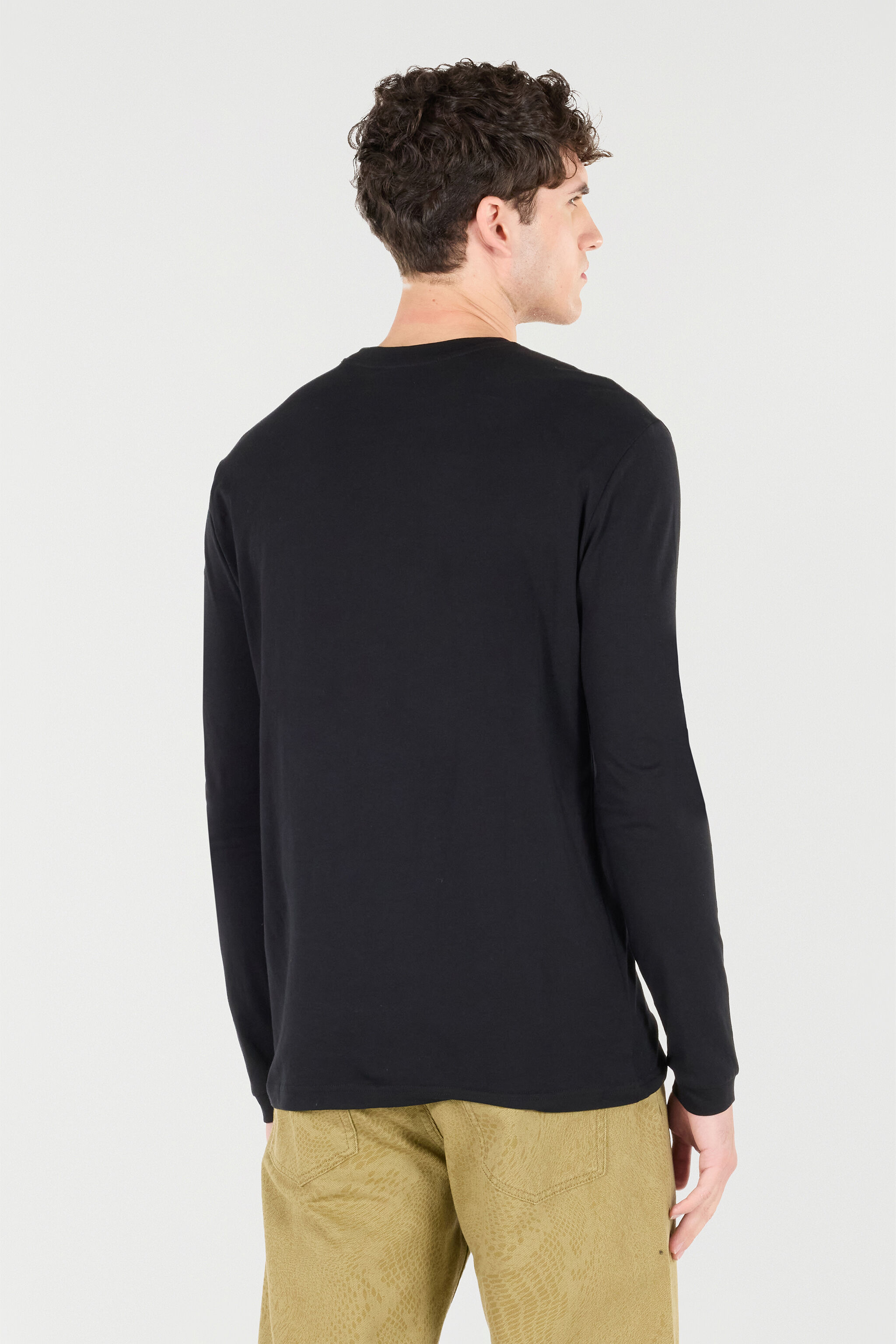 RC Long-Sleeved T-Shirt With Logo Black POT61B-JD060