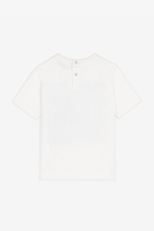 JU Bear-Print Cotton T-Shirt White RJT617-JD001