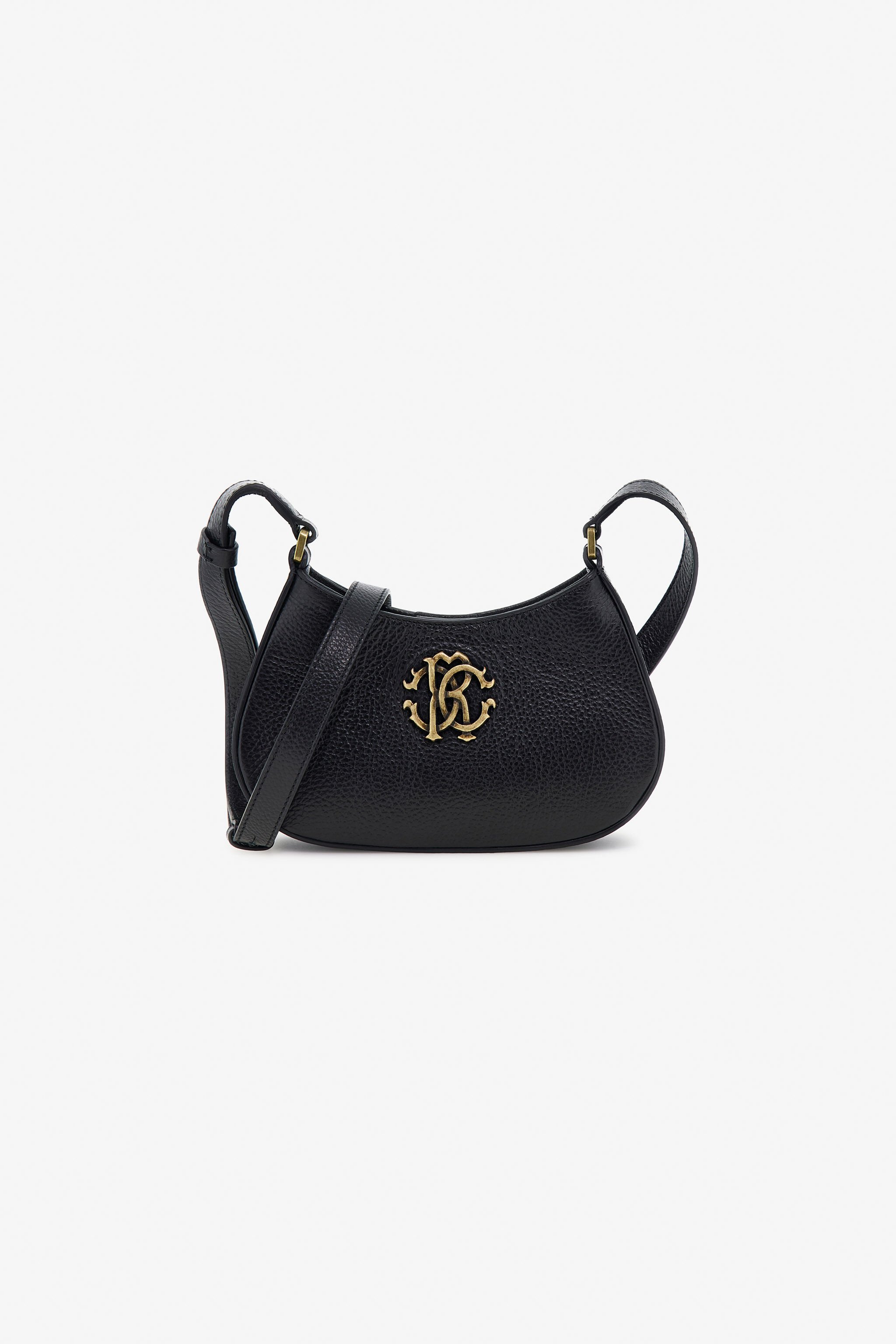 RC Shoulder Bag with RC Monogram Black OOB00F-PZA12