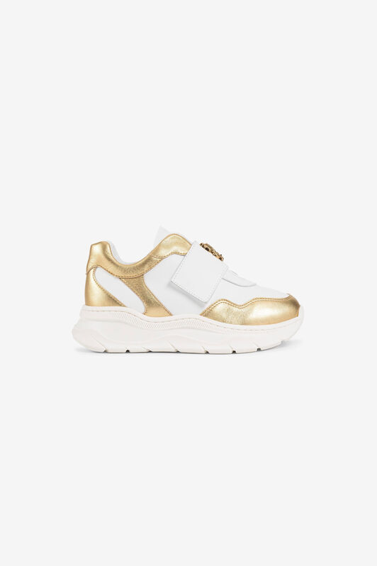 JU Mirror Snake Sneakers Gold PJS067-PN001