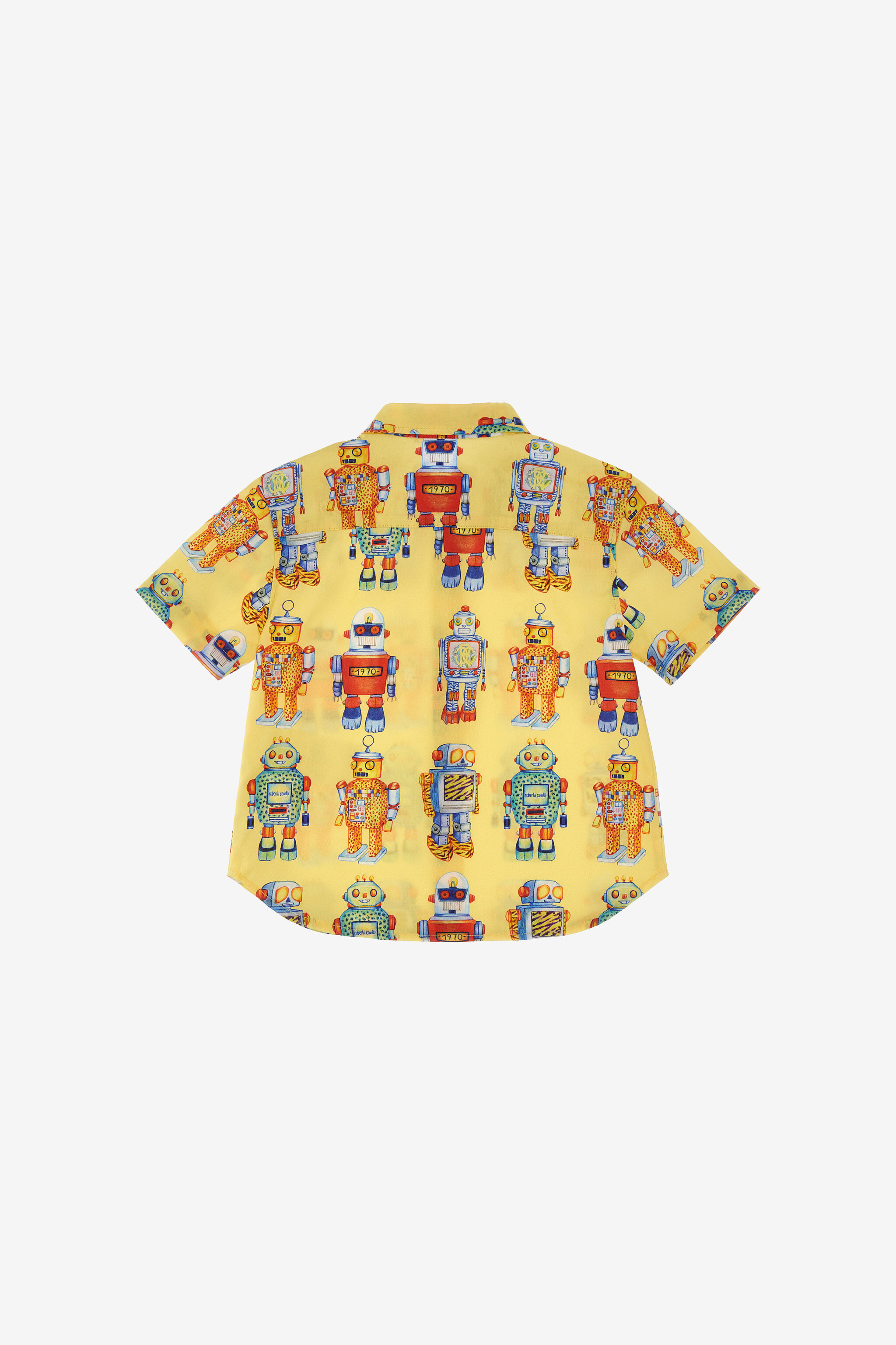 JU Printed shirt Gelb SJT700-4FI71