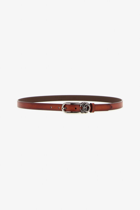 RC Cintura con monogram RC Marrone SRC002-PZC18