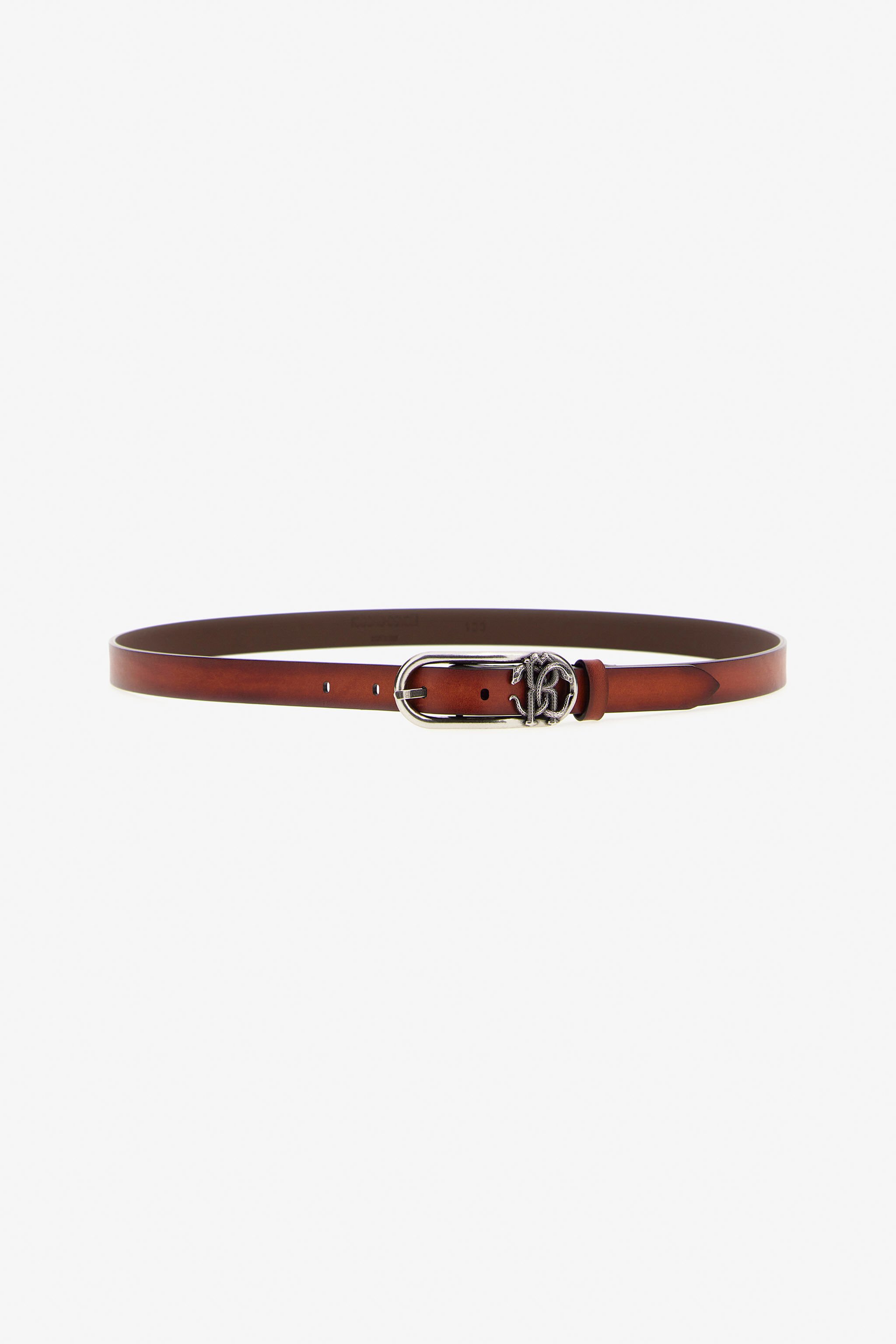 RC Cintura con monogram RC Marrone SRC002-PZC18