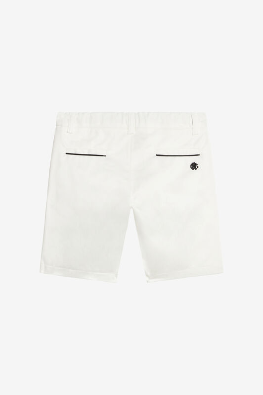 JU Shorts Aus Baumwolle Mit Monogramm RC Weiß UJT205-RN012