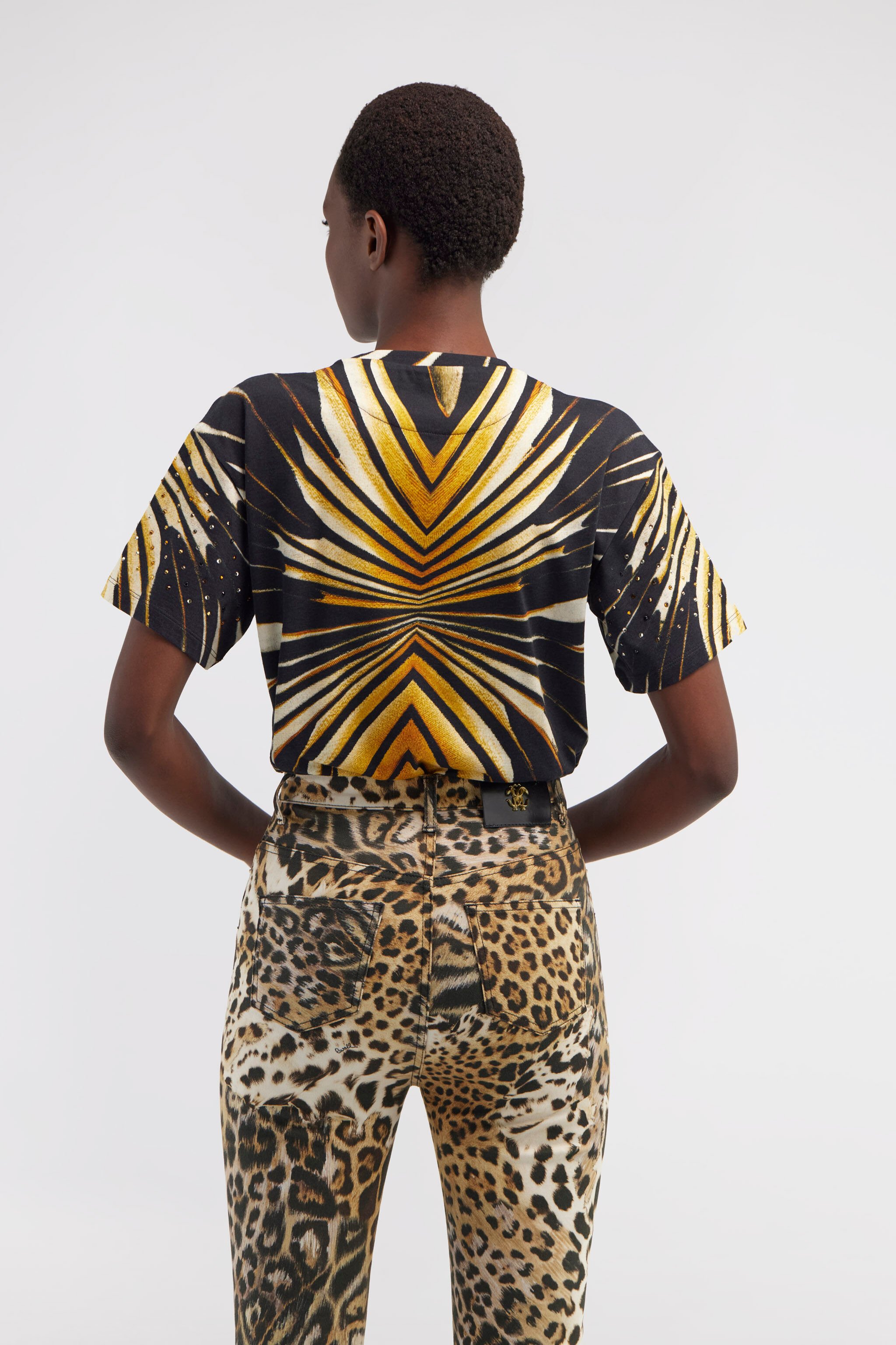 RC T-Shirt mit Ray of Gold-Druck Gold RWT61A-3PI12