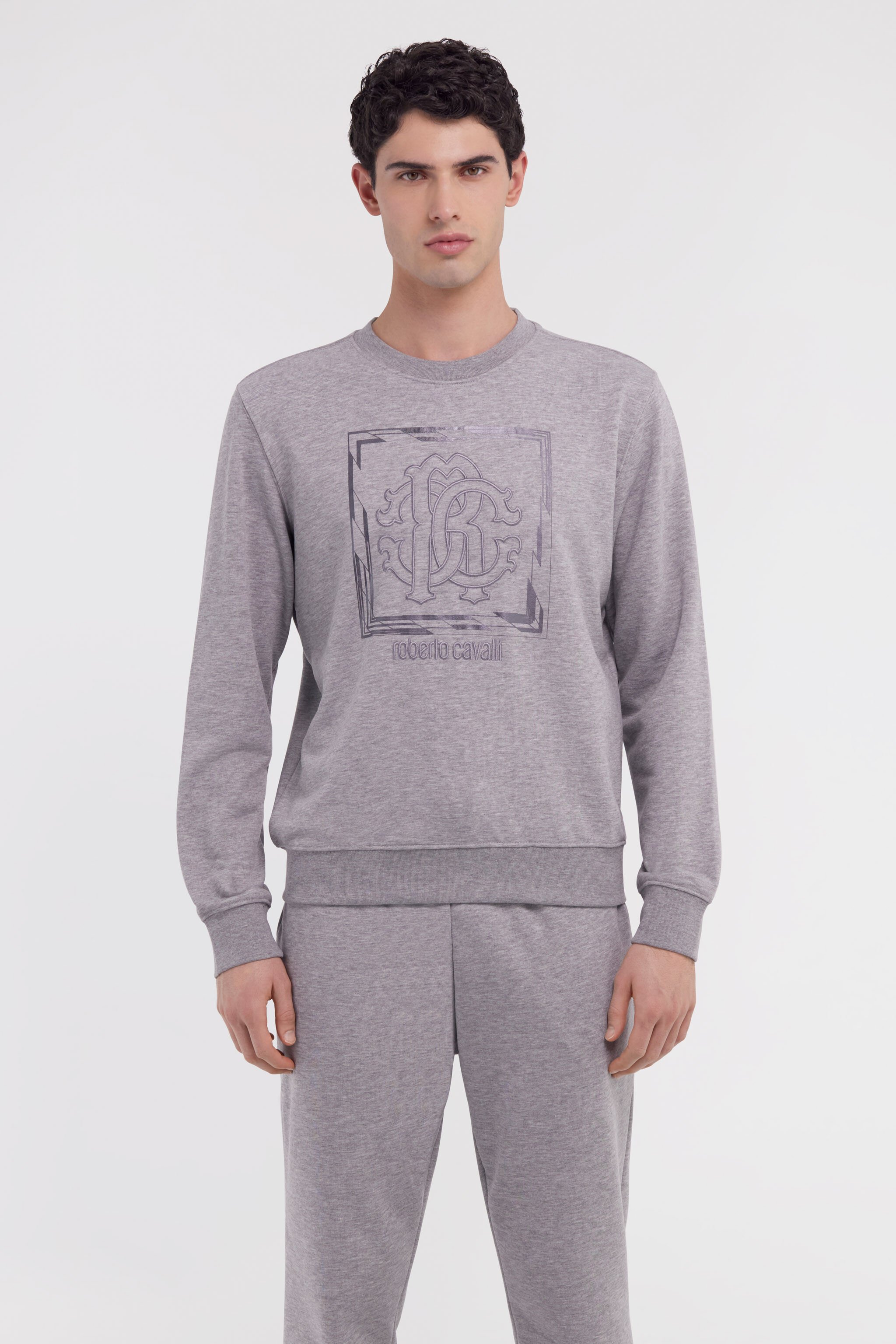 RC Felpa con stampa Grigio NOT66B-CF052