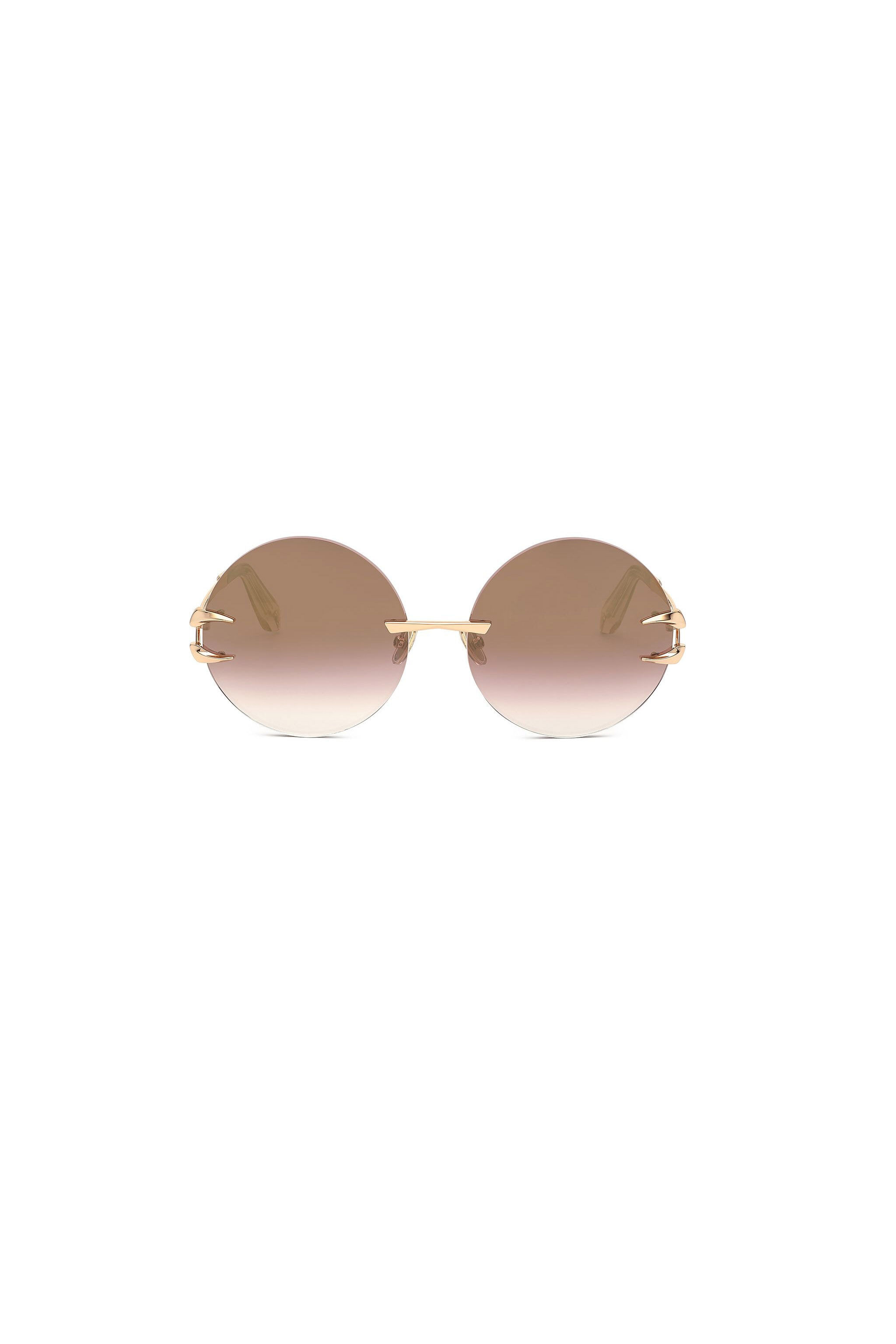 RC Roberto Cavalli Sunglasses Fang Collection SHINY COPPER GOLD PD1333-PD199