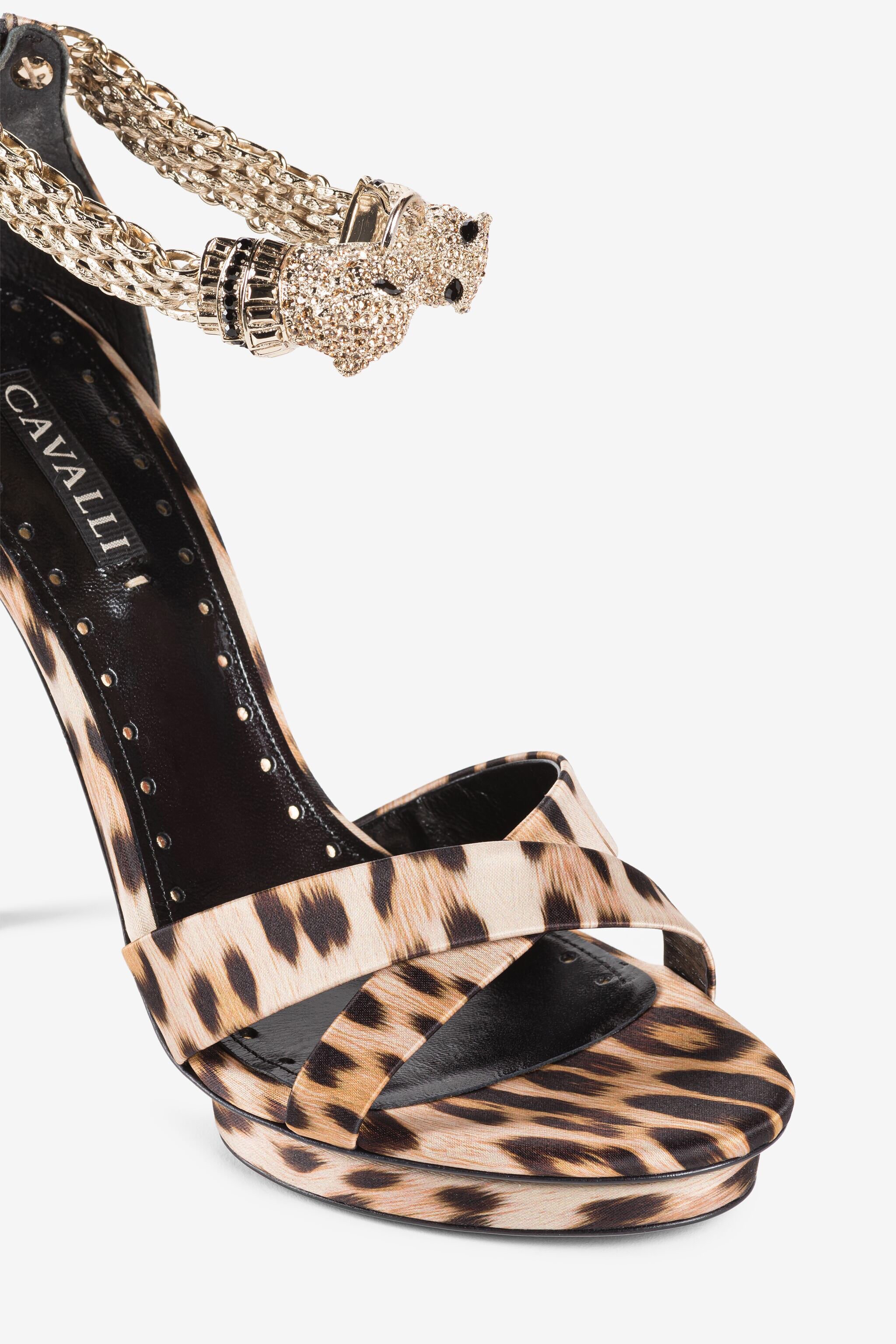 RC 125mm leopard-print sandals Light Brown OQS032-SE129
