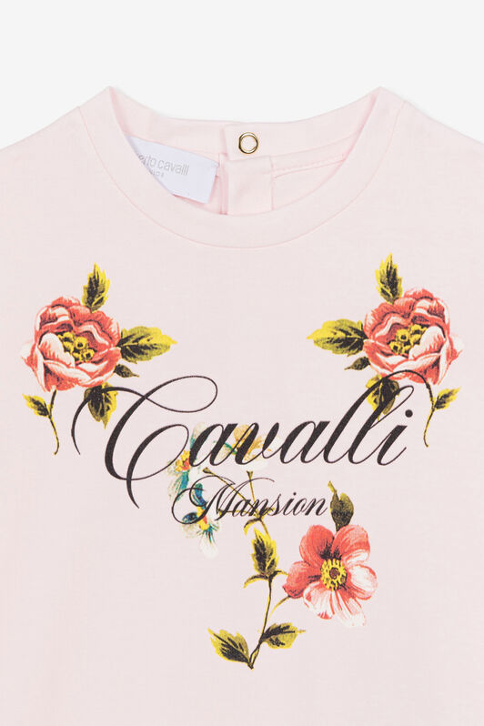 JU Kleid mit Blumendruck JU Kleid mit Blumendruck Rosa OJT117-ISA2J