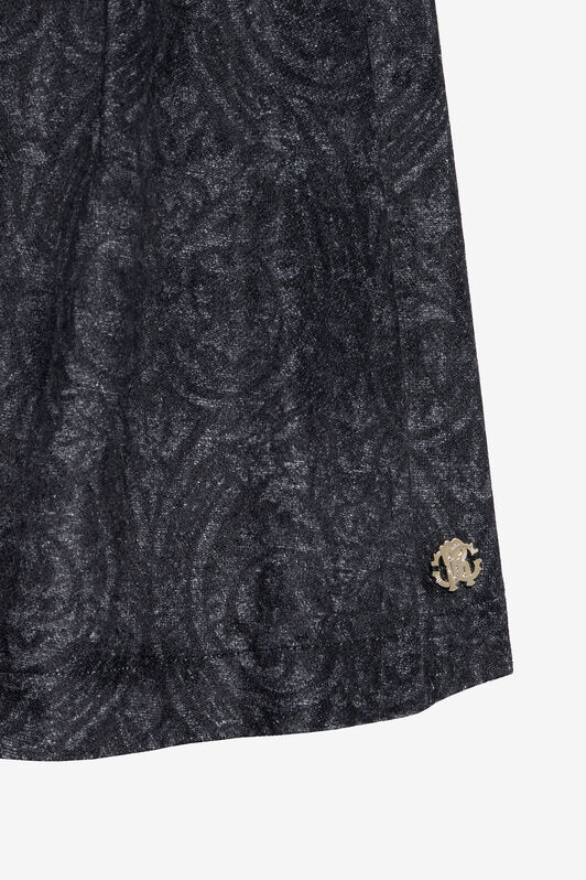 JU Abito Nero Con Stampa Floreale JU Abito Nero Con Stampa Floreale BLACK VJT10F-3RP29