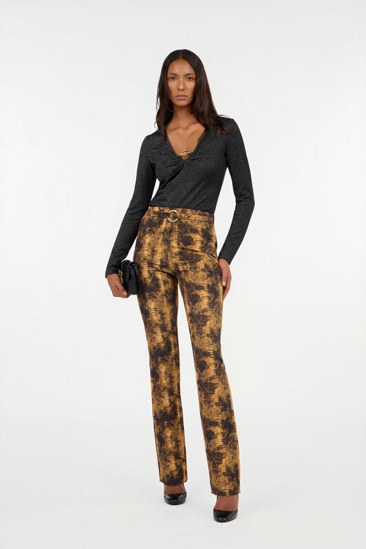 JC Black Sweater with Glitter and Ring JC Black Sweater with Glitter and Ring BLACK VFT212-VF335