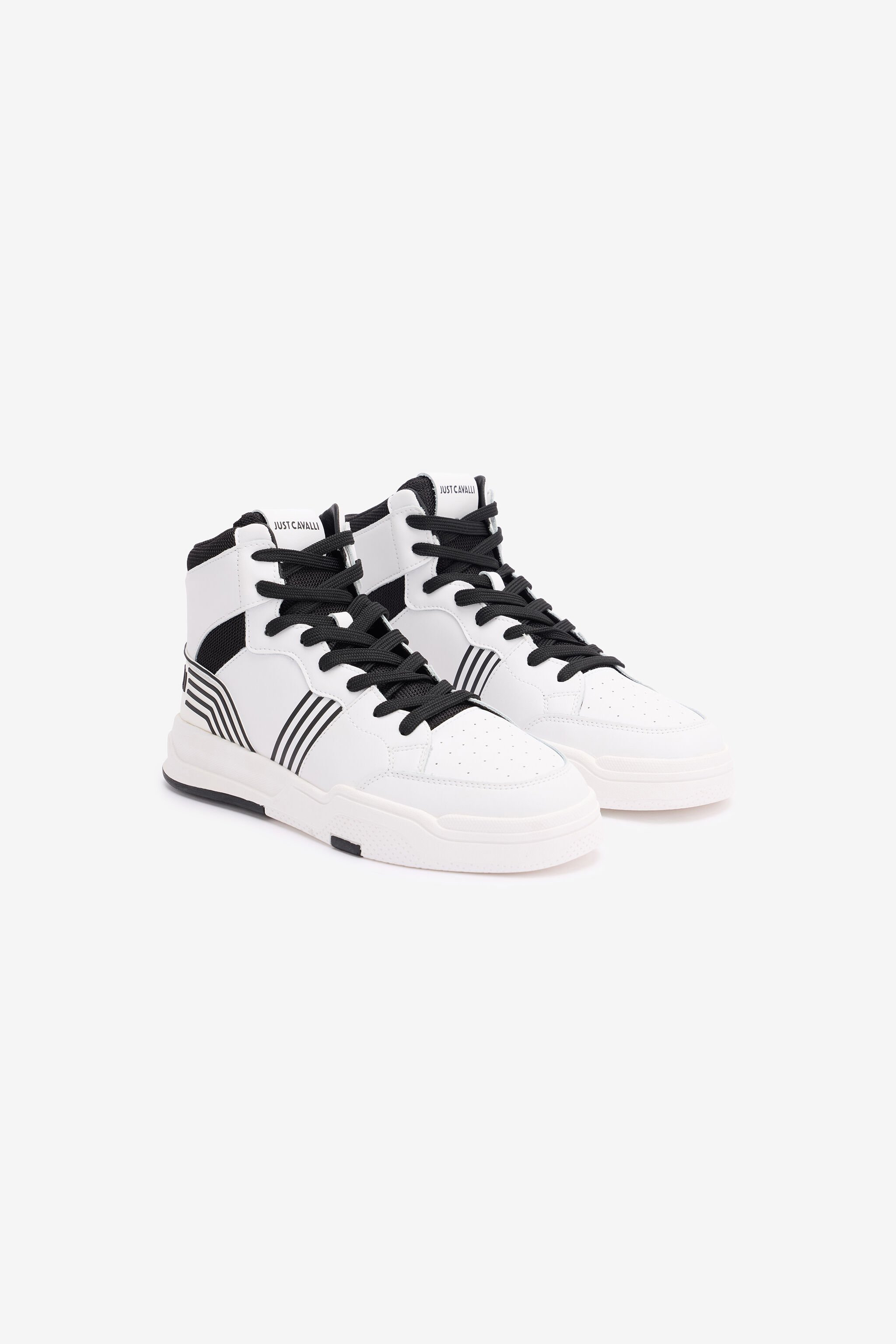 JC High-Top Sneakers With Logo White SFS058-SF304
