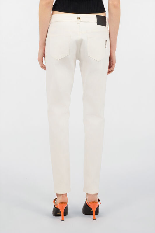 JC Straight-Leg Pants JC Straight-Leg Pants White UFJ009-UF136