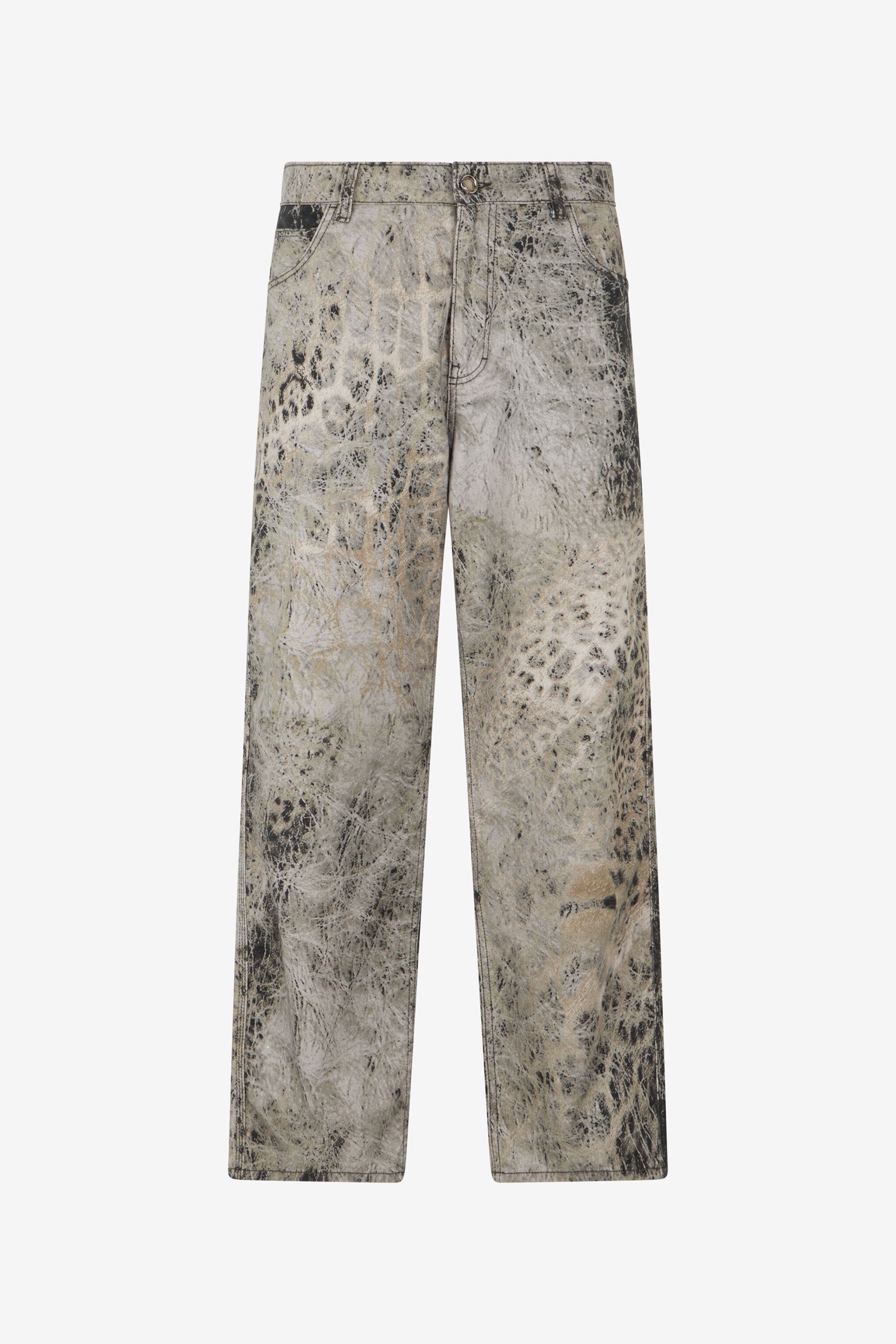 RC Jaguar Print Jeans RC Jaguar Print Jeans GREY/BLACK XNJ210-EAI31