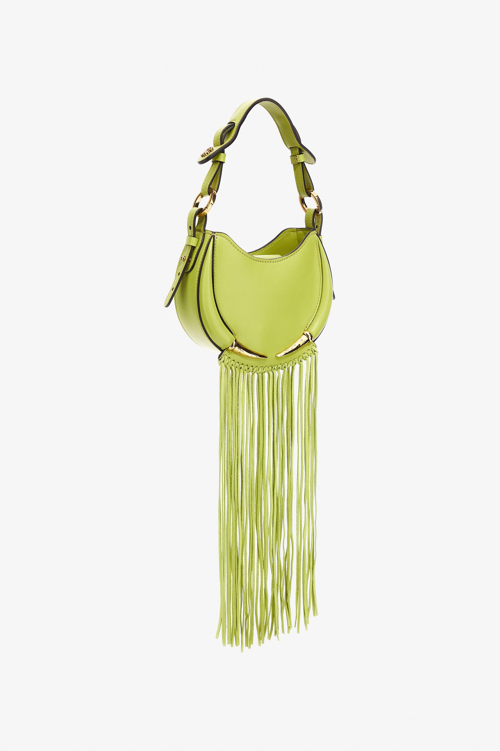 RC Borsa Fang Bag con frange Verde chiaro SWB020-PZ078