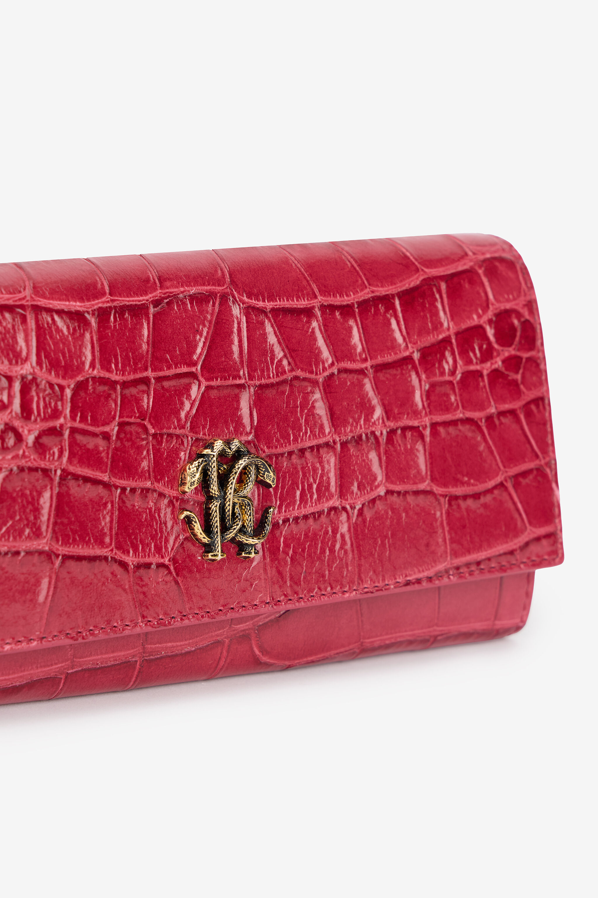 RC Flap Wallet in Crocodile-Effect ROSA ANTICO 112309 SKA002-PZ975