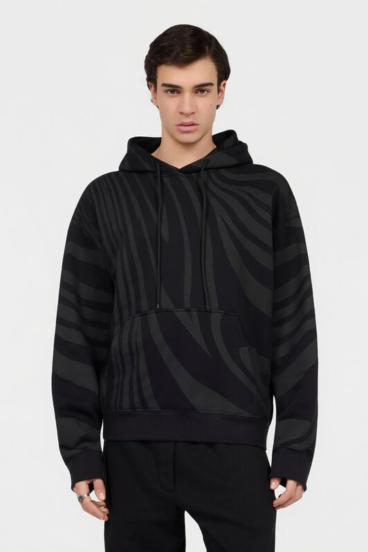 RC Sweat-Shirt Imprimé Zebra BLACK XNT69A-FOT26