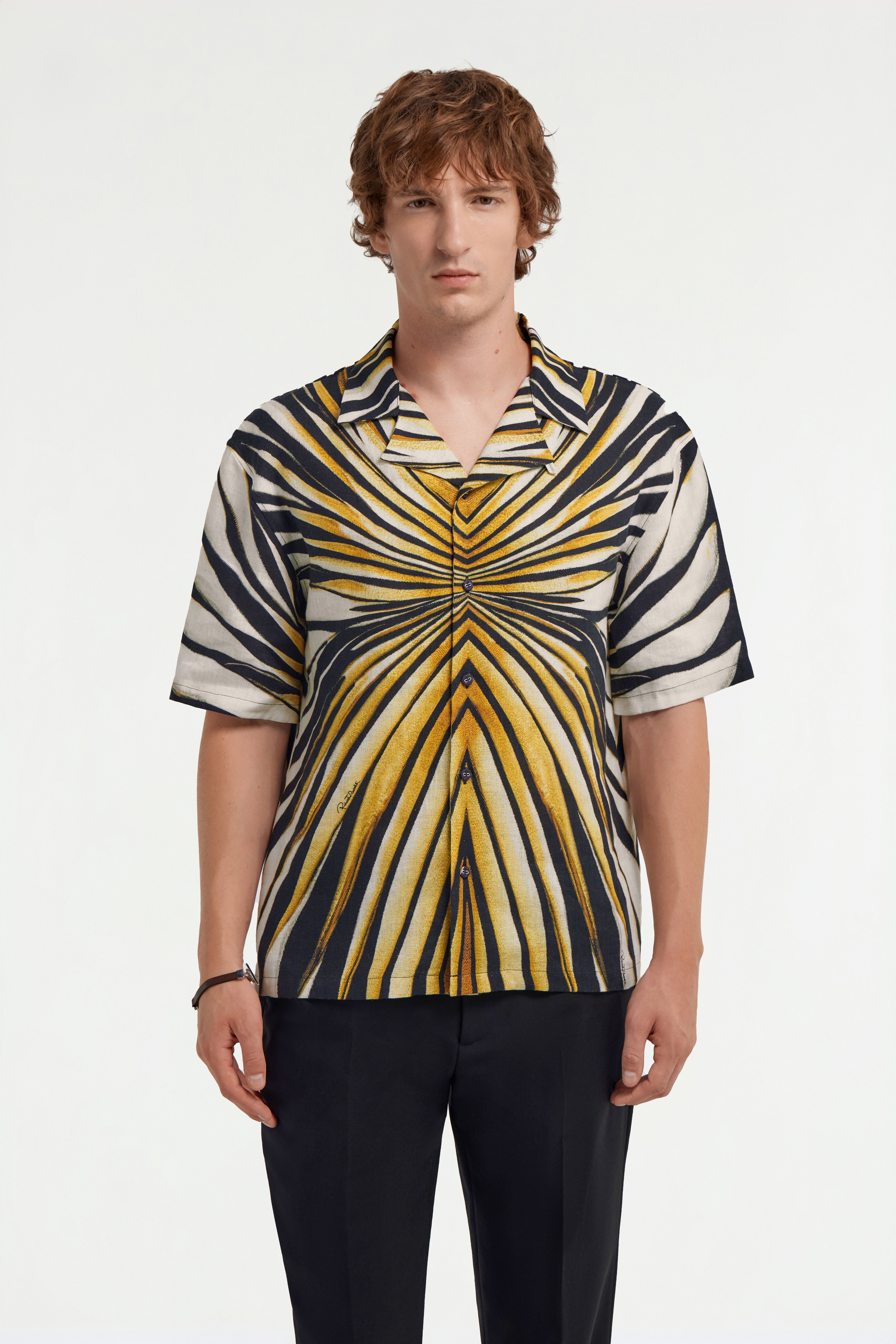 RC Ray of Gold print T-shirt Oro TRT760-3HM68