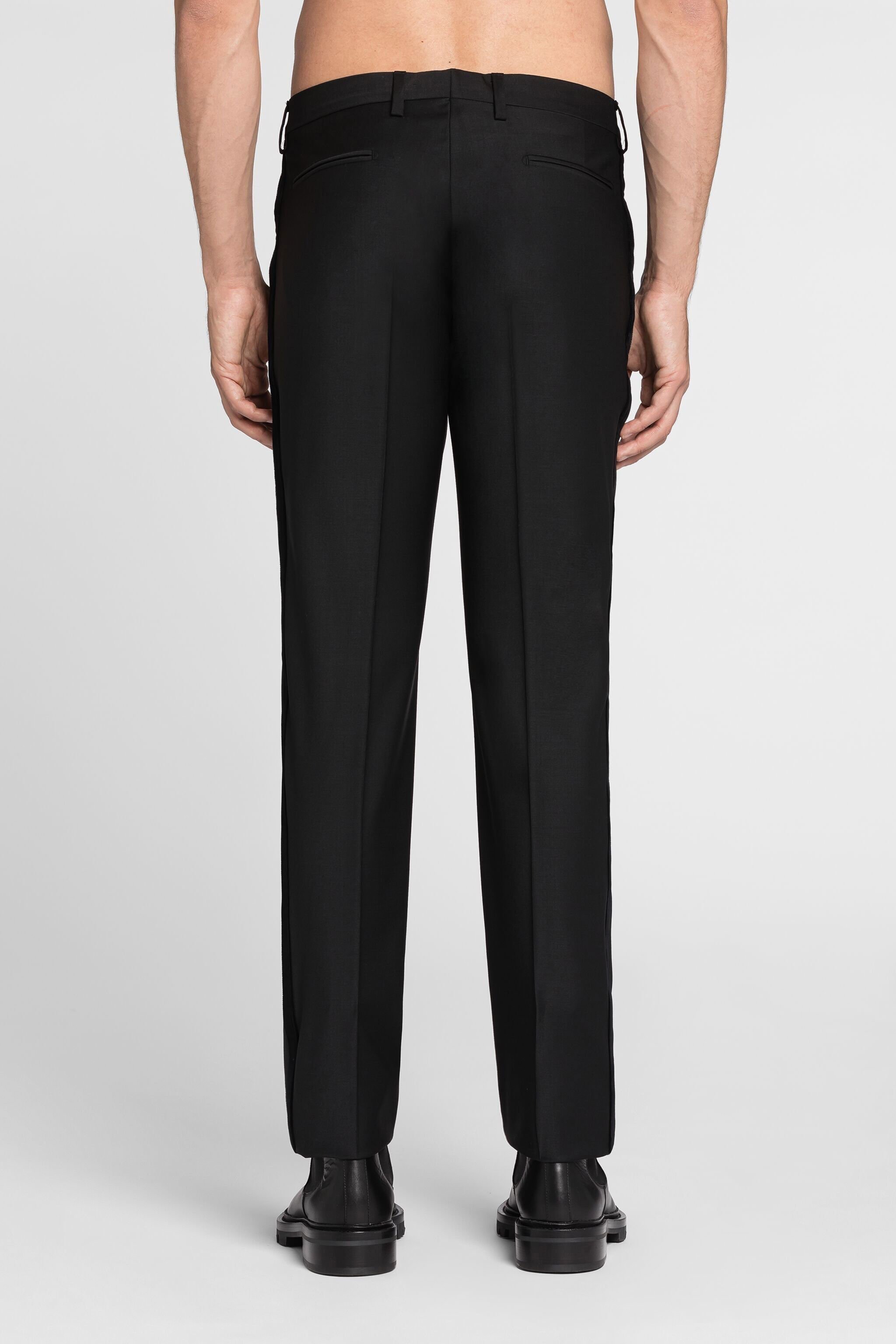 RC Skinny tailored wool trousers Black QRT218-GA066