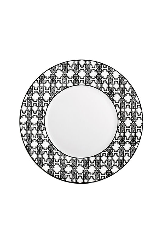 HO Monogram Black Set 2 Piatti Piani  RALA12-IA017