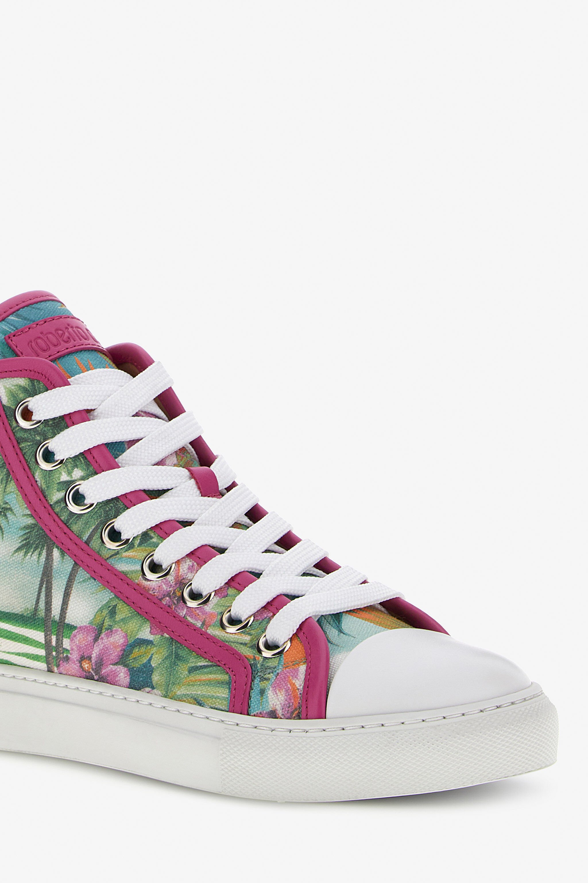 RC Hawaii print sneakers Bleu clair SKS035-5TL63