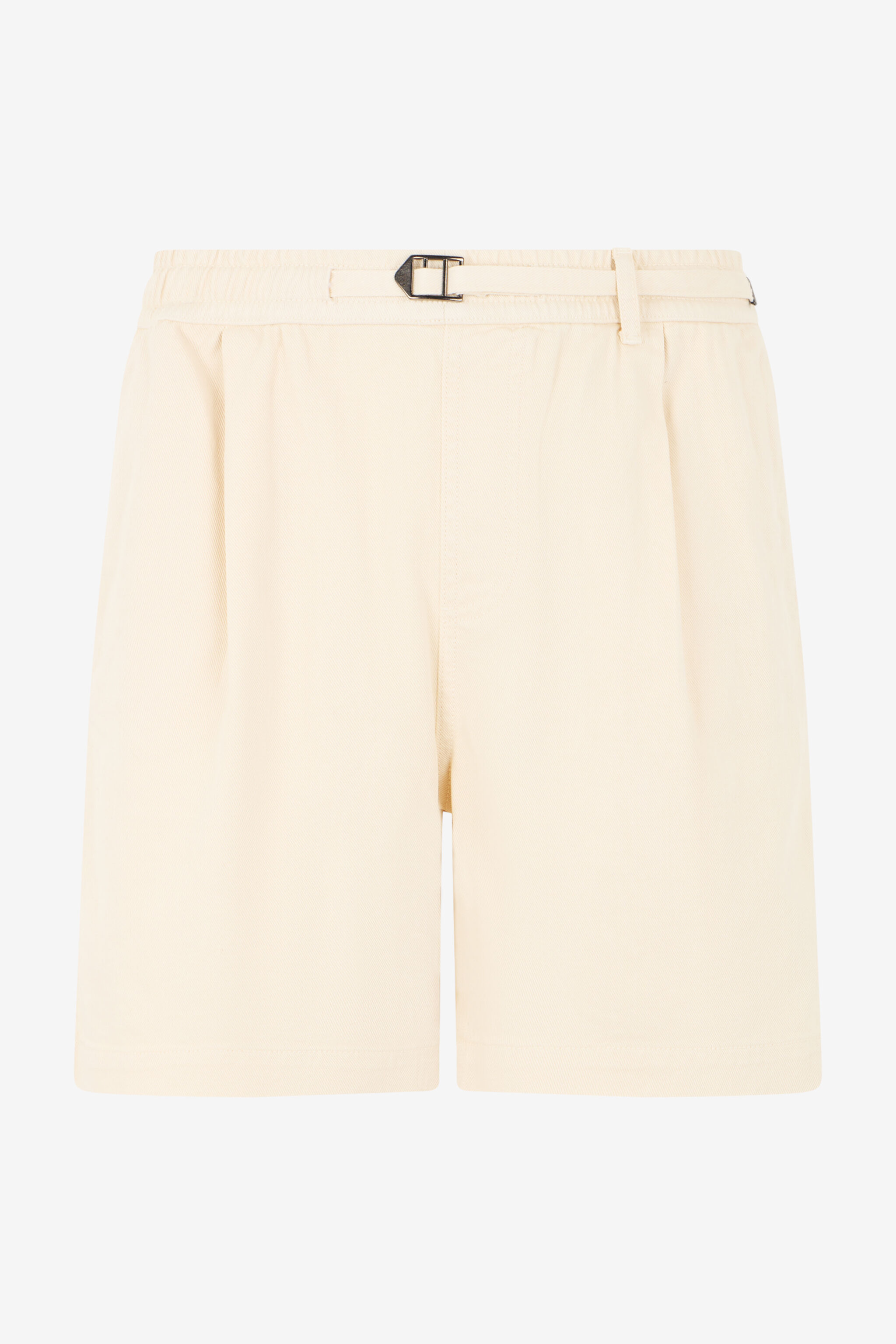 RC Short En Coton Crème Avec Ceinture WHITE SOT20C-FA017