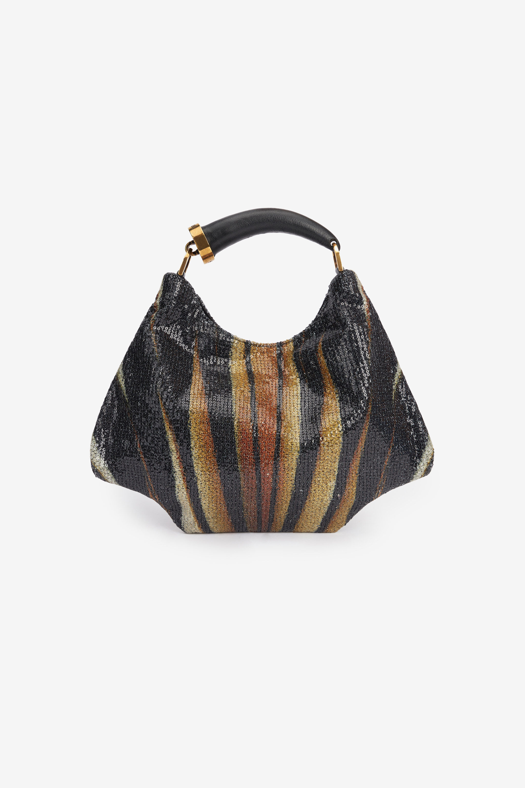 RC Fang Small Hobo Bag with Sequins Gold TKB009-TR099