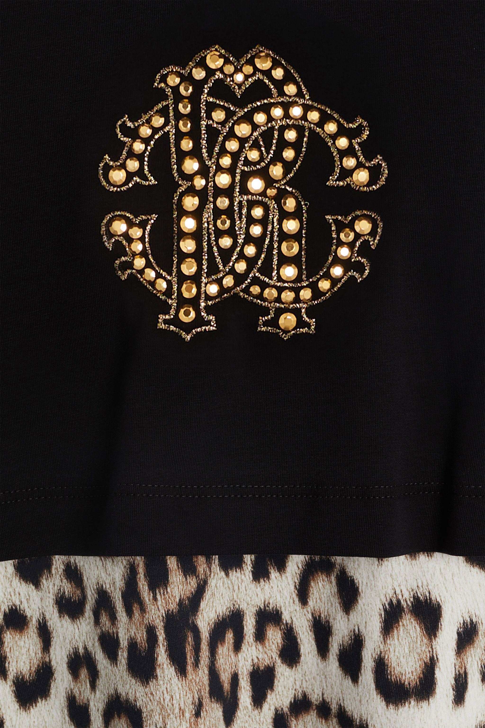 JU Iconic Jaguar print dress BEIGE/MILKY/BLACK JJT113-JMQ64