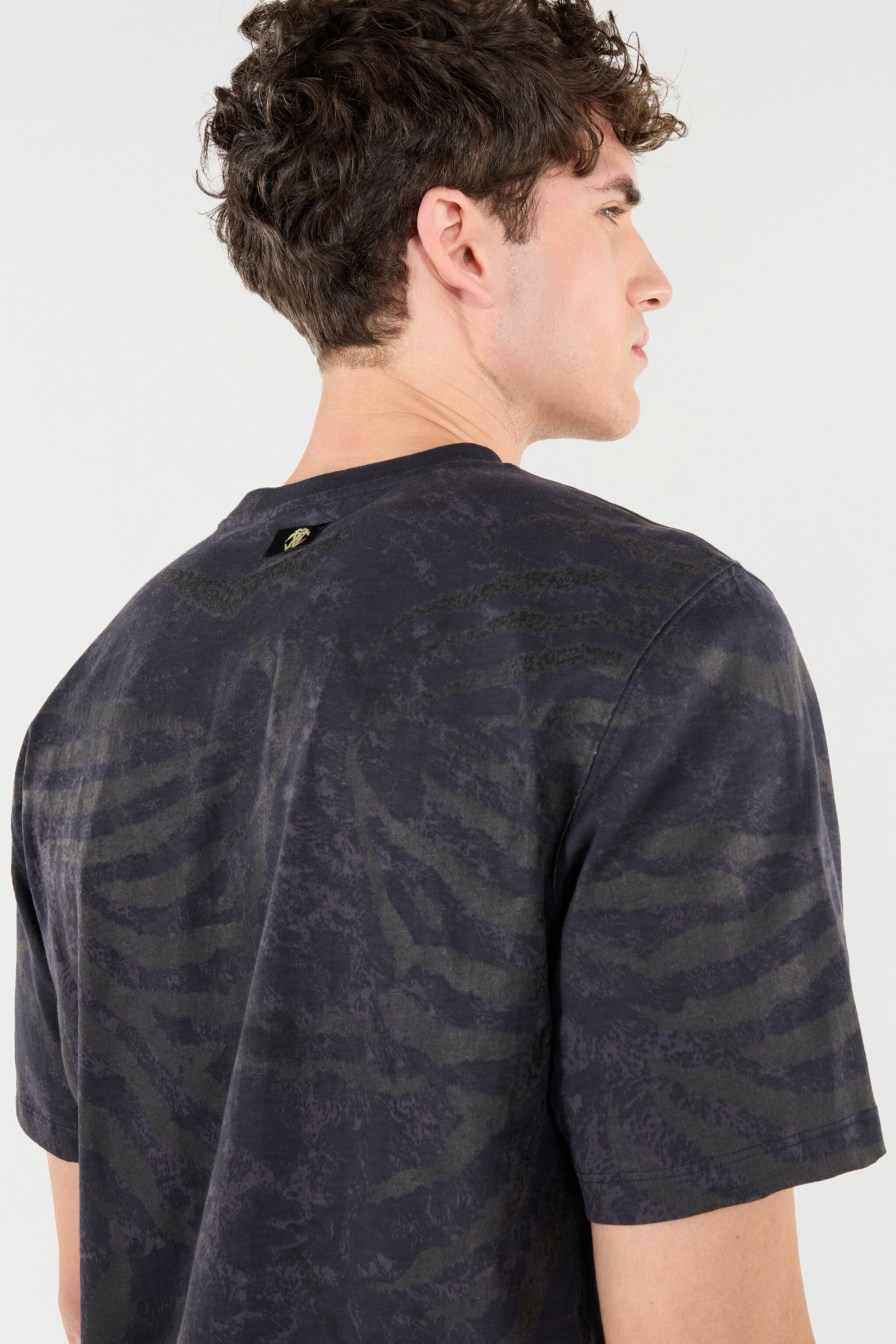 RC T-Shirt With Animal Print Dark gray URT61J-3PN55