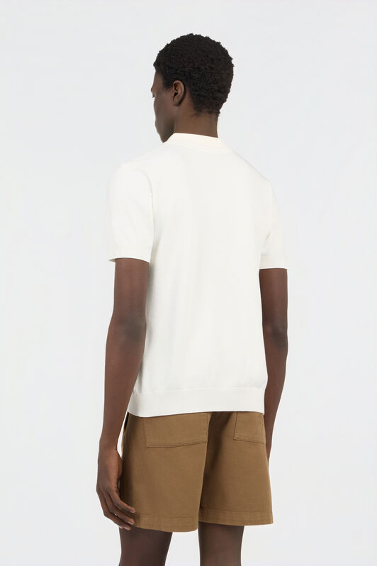 RC Polo Blanco Maille avec Monogram RC WHITE SOT71D-VI044