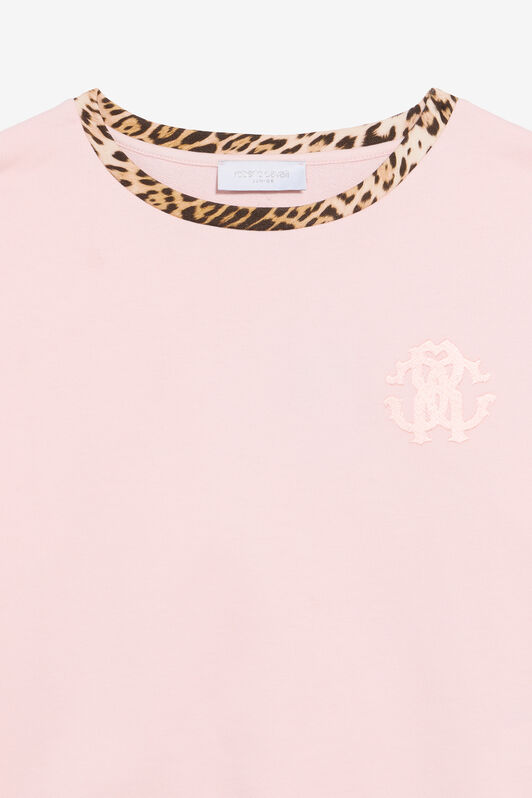 JU Pink Cotton Sweatshirt BABY PINK TJT69R-CF050
