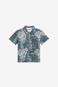JU Polo mit Paisley-Druck BLUE WJT61J-7MR35