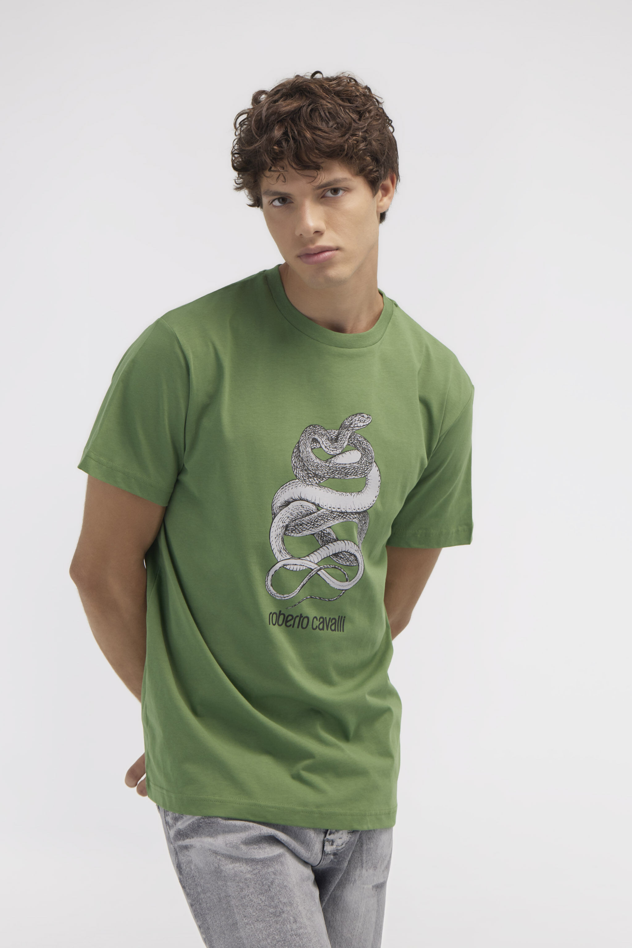 RC T-shirt with Snake print Green NOT60S-JD060