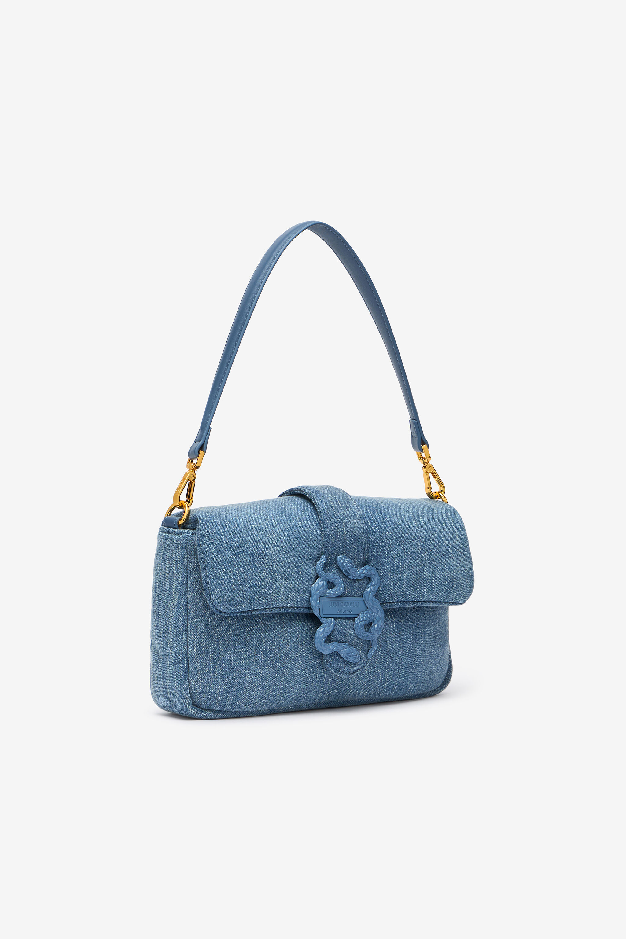 JC Borsa A Spalla in Denim INDACO CHIARO UFB050-UF419