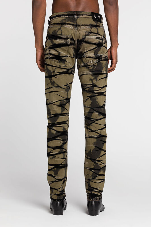 RC Bleached Slim-Fit Jeans Green RRJ251-DS006
