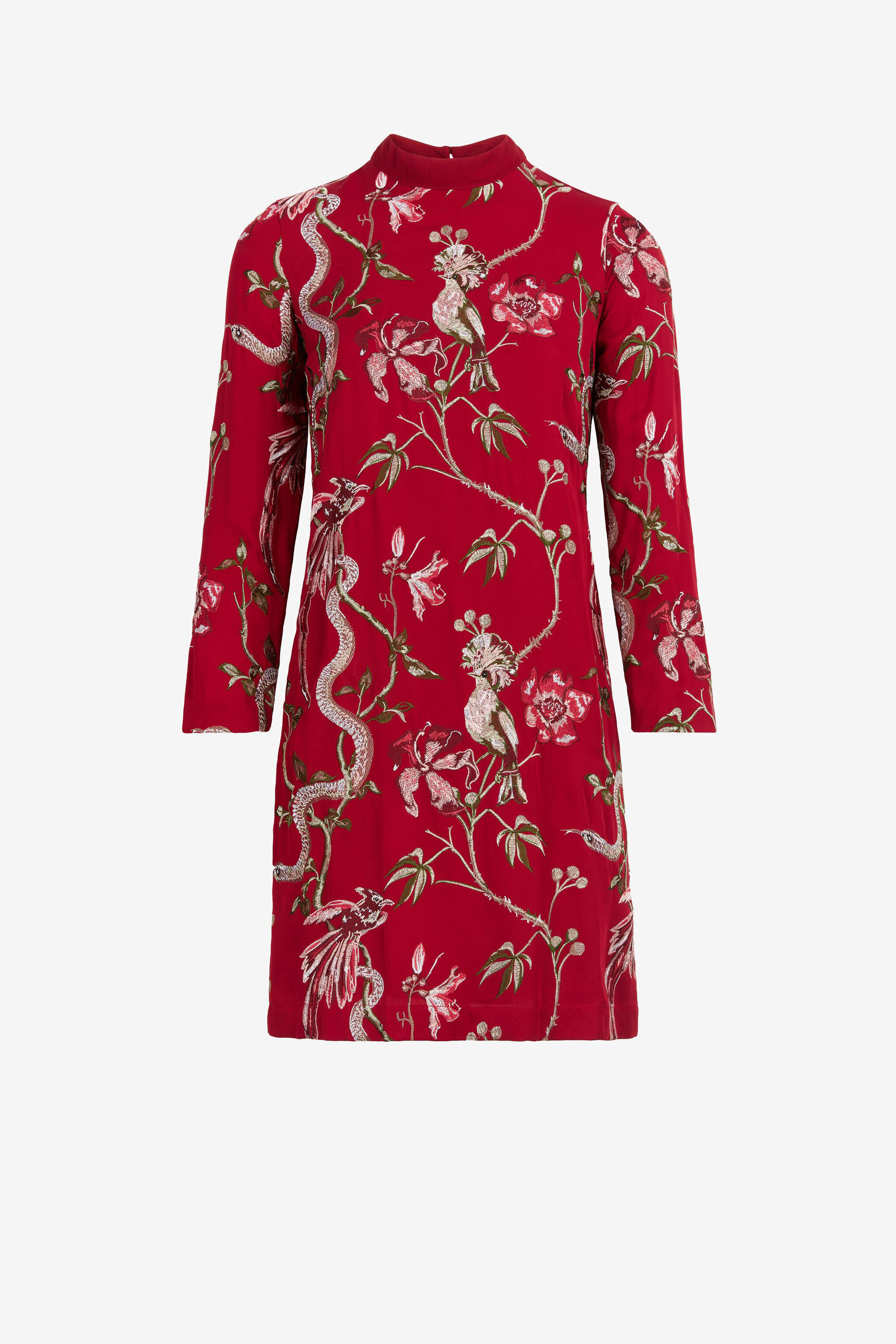 JC Abito con ricamo floreale e animalier Just Cavalli 256-256 HQLSBI-ISETX