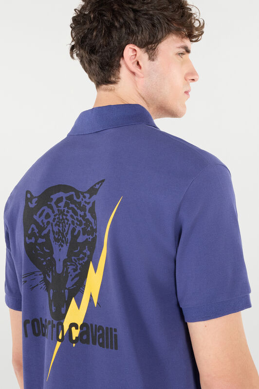 RC Polo With Print And Logo Dark blue POT64D-KB001