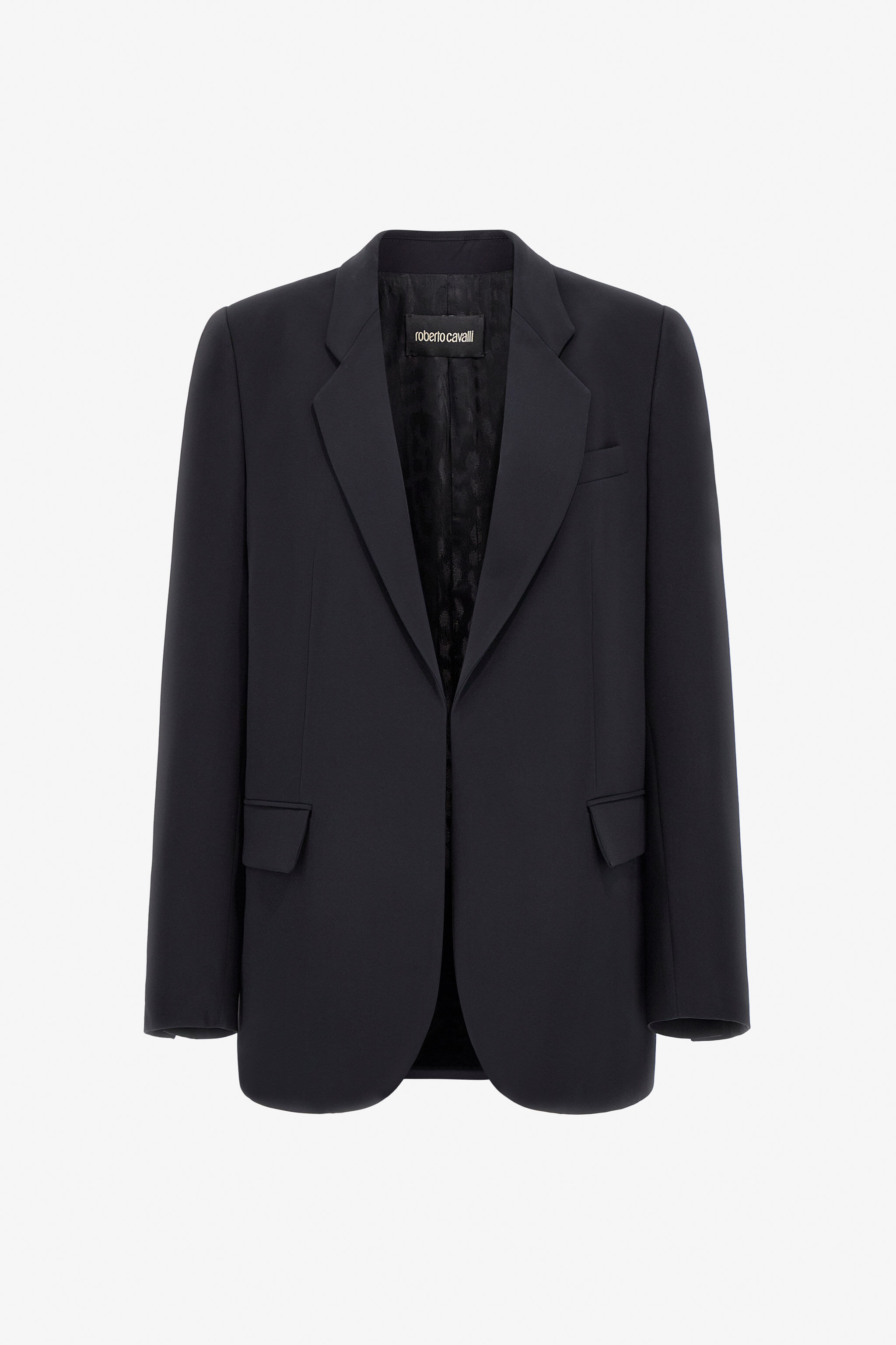 RC Chaqueta Negra de Cierre Sencillo Negro SWT402-HR005