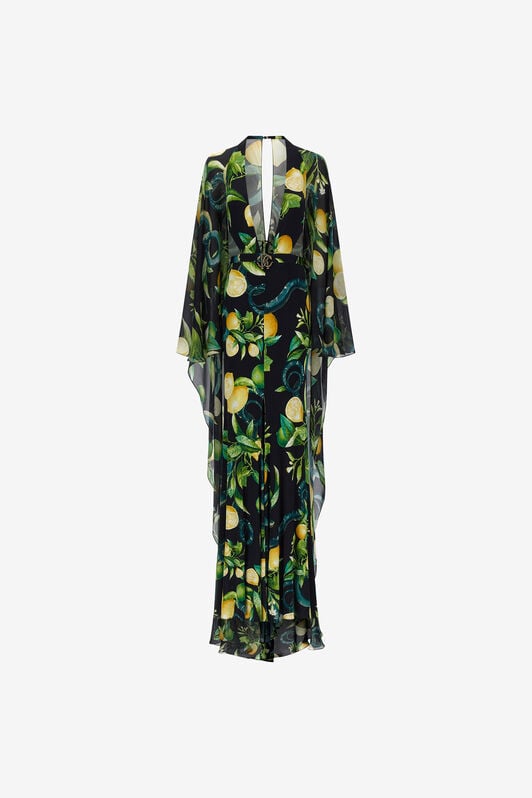 RC Lemon print kaftan RC Lemon print kaftan Black SKT122-JRI89