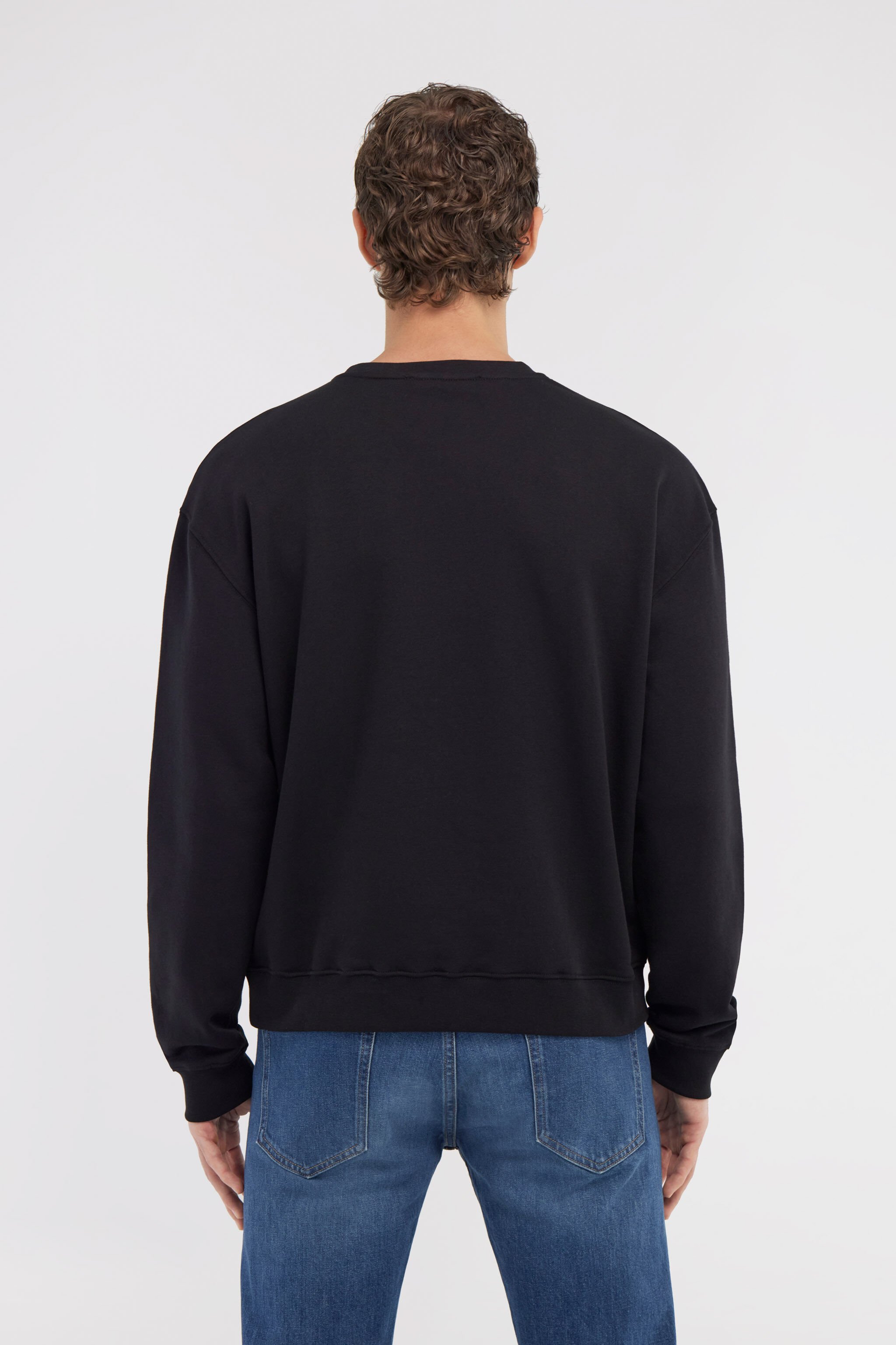 RC Sweatshirt with Logo Schwarz NOT67B-CF052